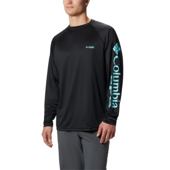 Columbia Muške Majice S Kapuljačom - PFG Terminal Tackle Long Sleeve Crne | YWMU-62930